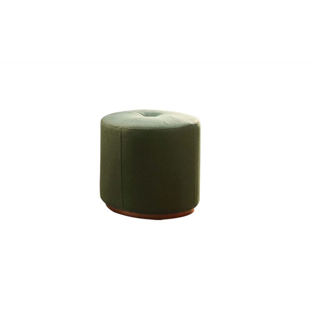 Puff Redondo (60x60cm) de Madeira Maciça D28 KR020 - Eletroforte Móveis