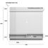 Painel Home Alvorada TV até 55" Freijo com Off White