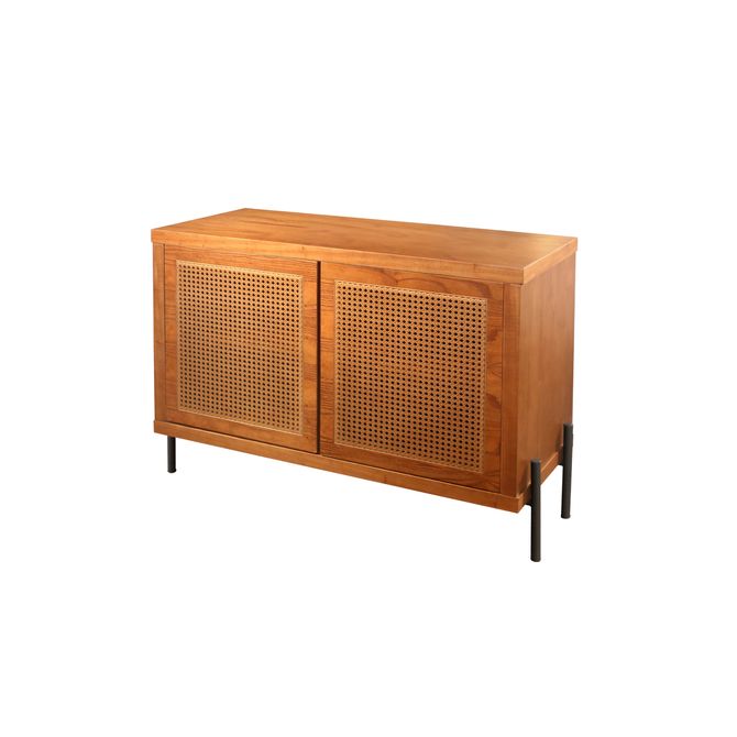Buffet 2 Portas 100cm MDF Laminado em Madeira