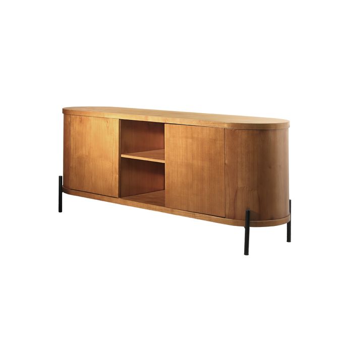 Buffet 2 Portas 160cm MDF Laminado em Madeira