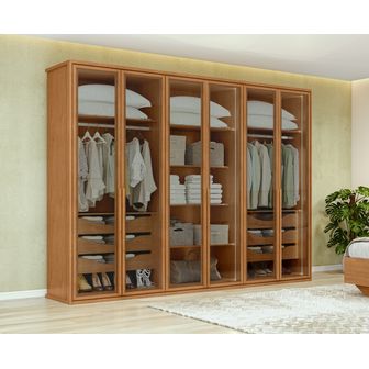 Guarda-Roupa-Solaris-6-Portas-de-Vidro-Reflecta-e-6-Gavetas---Moveis-Lopas