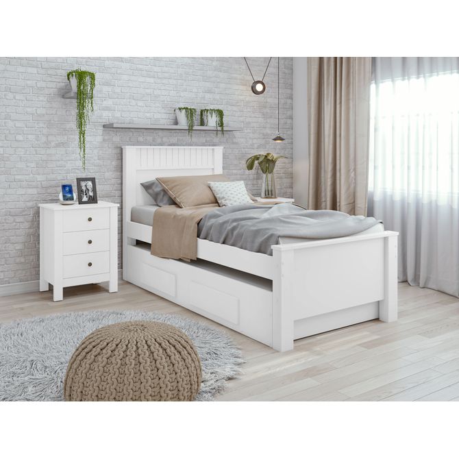 Cama Bibox Athenas Solteiro - Móveis Lopas